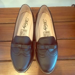 Black loafers 6.5
